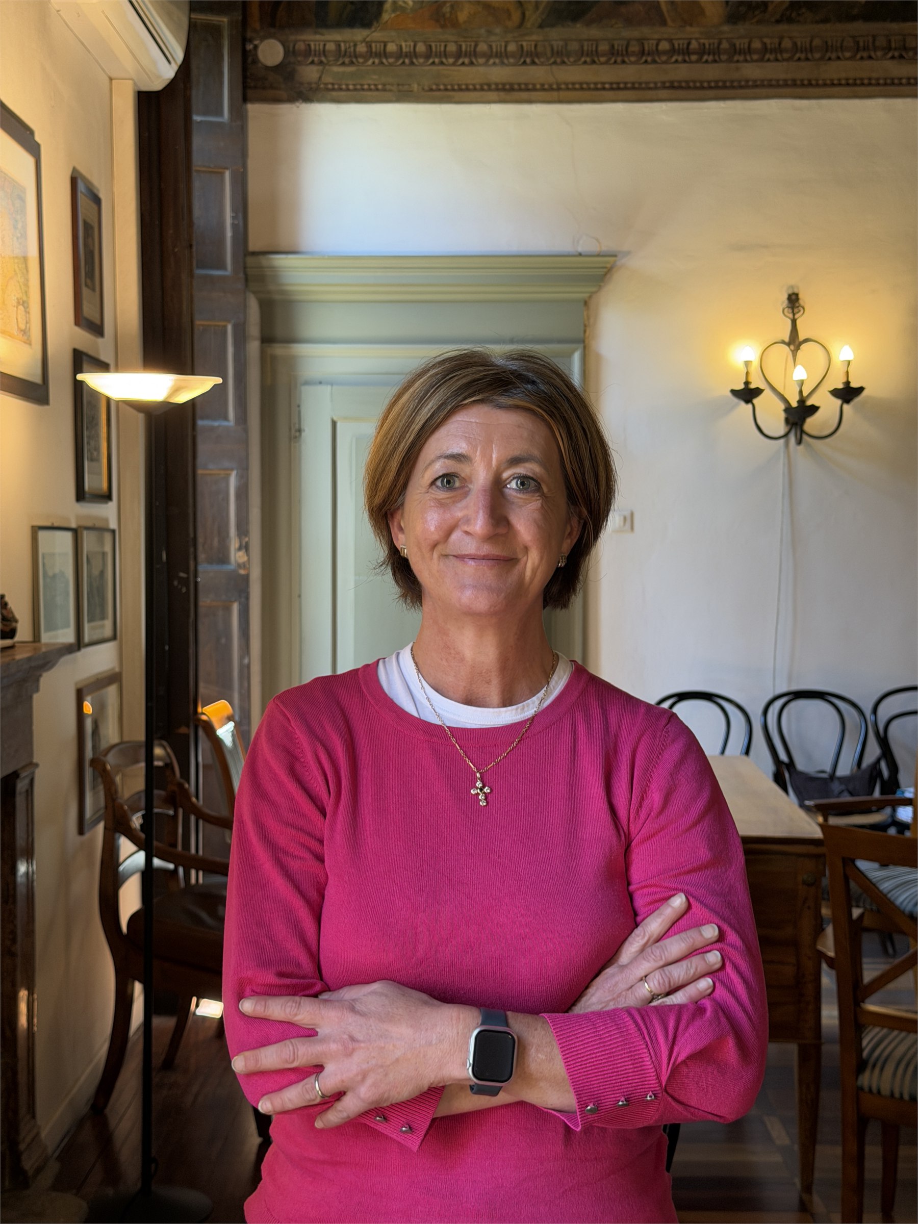 Ritratto della segretaria contabile Paola Rossi